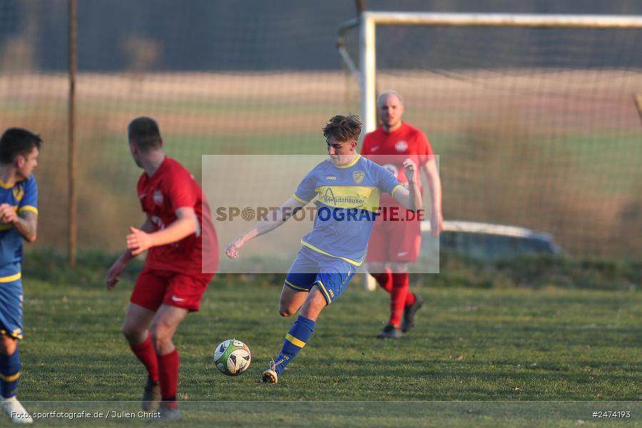 sport, action, WaRo, Sportgelände, SpVgg Waldzell/Ansbach/FC Roden, Seifriedsburg, Fussball, FVGS, FV Gemünden/Seifriedsburg II, BFV, A-Klasse Würzburg Gr. 5, 27.03.2025, 18. Spieltag - Bild-ID: 2474193