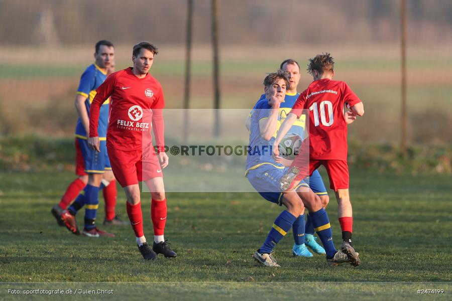 sport, action, WaRo, Sportgelände, SpVgg Waldzell/Ansbach/FC Roden, Seifriedsburg, Fussball, FVGS, FV Gemünden/Seifriedsburg II, BFV, A-Klasse Würzburg Gr. 5, 27.03.2025, 18. Spieltag - Bild-ID: 2474199