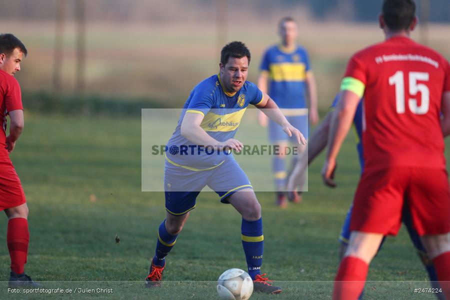 sport, action, WaRo, Sportgelände, SpVgg Waldzell/Ansbach/FC Roden, Seifriedsburg, Fussball, FVGS, FV Gemünden/Seifriedsburg II, BFV, A-Klasse Würzburg Gr. 5, 27.03.2025, 18. Spieltag - Bild-ID: 2474224