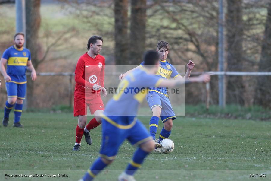 sport, action, WaRo, Sportgelände, SpVgg Waldzell/Ansbach/FC Roden, Seifriedsburg, Fussball, FVGS, FV Gemünden/Seifriedsburg II, BFV, A-Klasse Würzburg Gr. 5, 27.03.2025, 18. Spieltag - Bild-ID: 2474236