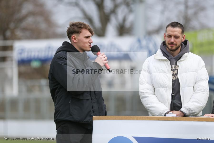 sport, action, TSV Aubstadt, Stadion am Schönbusch, SVA, SV Viktoria Aschaffenburg, Regionalliga Bayern, Fussball, BFV, Aschaffenburg, AUB, 29.03.2025, 27. Spieltag - Bild-ID: 2474338