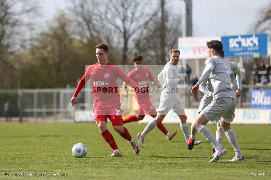 sport, action, TSV Aubstadt, Stadion am Schönbusch, SVA, SV Viktoria Aschaffenburg, Regionalliga Bayern, Fussball, BFV, Aschaffenburg, AUB, 29.03.2025, 27. Spieltag - Bild-ID: 2474415