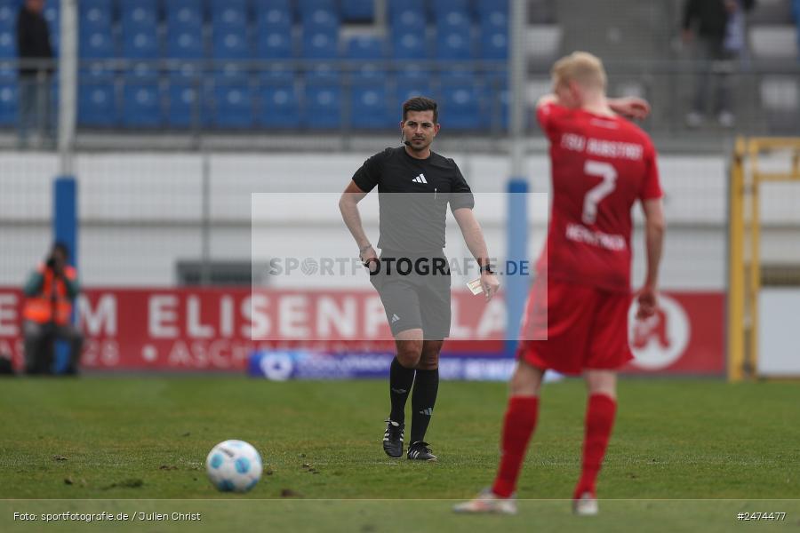 sport, action, TSV Aubstadt, Stadion am Schönbusch, SVA, SV Viktoria Aschaffenburg, Regionalliga Bayern, Fussball, BFV, Aschaffenburg, AUB, 29.03.2025, 27. Spieltag - Bild-ID: 2474477