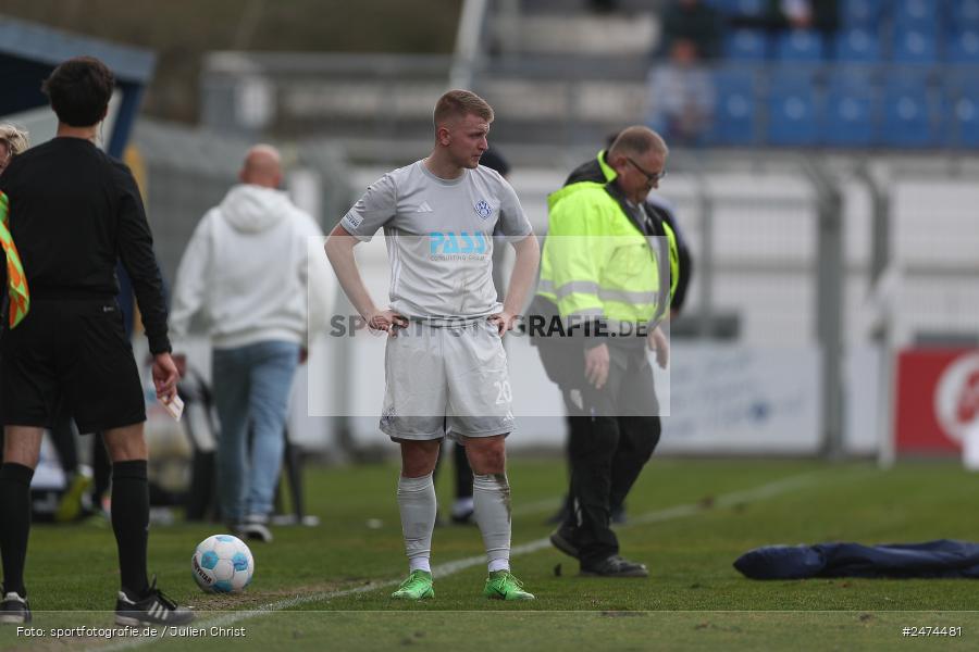 sport, action, TSV Aubstadt, Stadion am Schönbusch, SVA, SV Viktoria Aschaffenburg, Regionalliga Bayern, Fussball, BFV, Aschaffenburg, AUB, 29.03.2025, 27. Spieltag - Bild-ID: 2474481