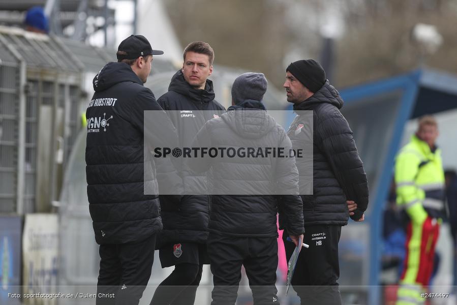 sport, action, TSV Aubstadt, Stadion am Schönbusch, SVA, SV Viktoria Aschaffenburg, Regionalliga Bayern, Fussball, BFV, Aschaffenburg, AUB, 29.03.2025, 27. Spieltag - Bild-ID: 2474497