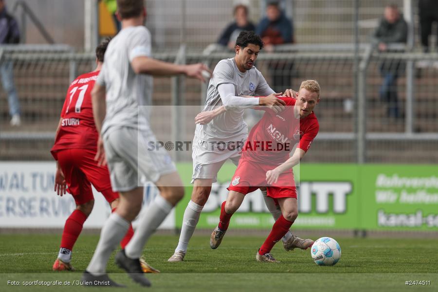 sport, action, TSV Aubstadt, Stadion am Schönbusch, SVA, SV Viktoria Aschaffenburg, Regionalliga Bayern, Fussball, BFV, Aschaffenburg, AUB, 29.03.2025, 27. Spieltag - Bild-ID: 2474511