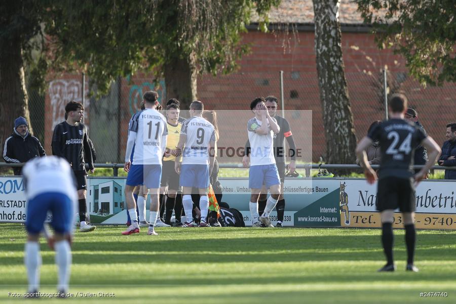 Fundamentum Sportpark, Karlburg, 29.03.2025, sport, action, BFV, Fussball, 27. Spieltag, Bayernliga Nord, FCE, TSV, FC Eintracht Münchberg, TSV Karlburg - Bild-ID: 2474740