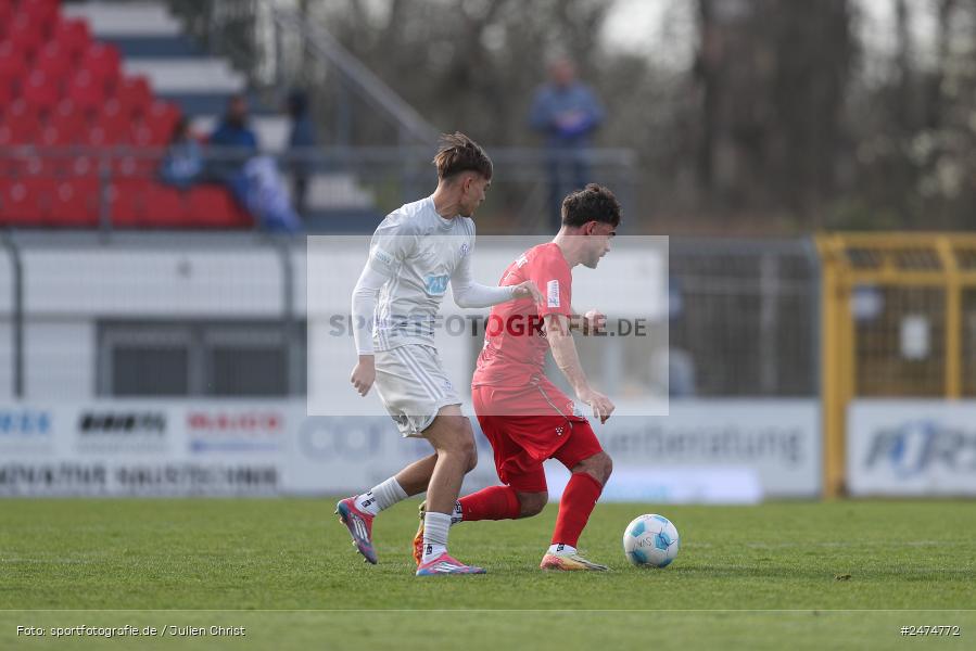 sport, action, TSV Aubstadt, Stadion am Schönbusch, SVA, SV Viktoria Aschaffenburg, Regionalliga Bayern, Fussball, BFV, Aschaffenburg, AUB, 29.03.2025, 27. Spieltag - Bild-ID: 2474772