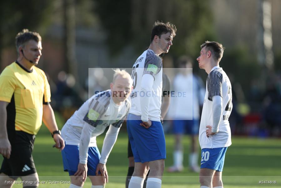 Fundamentum Sportpark, Karlburg, 29.03.2025, sport, action, BFV, Fussball, 27. Spieltag, Bayernliga Nord, FCE, TSV, FC Eintracht Münchberg, TSV Karlburg - Bild-ID: 2474818