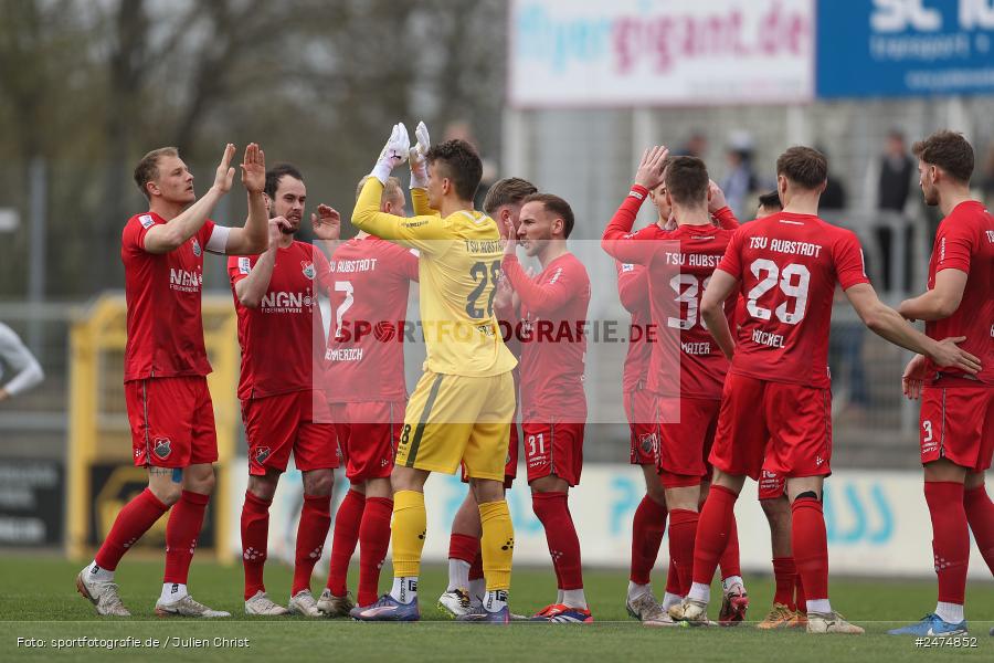 sport, action, TSV Aubstadt, Stadion am Schönbusch, SVA, SV Viktoria Aschaffenburg, Regionalliga Bayern, Fussball, BFV, Aschaffenburg, AUB, 29.03.2025, 27. Spieltag - Bild-ID: 2474852