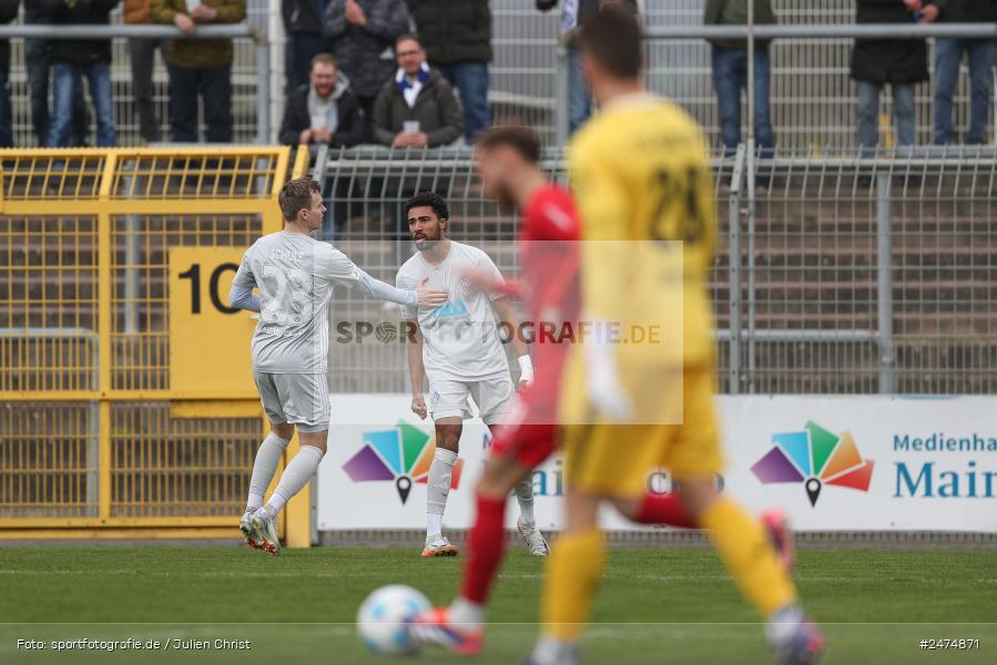 sport, action, TSV Aubstadt, Stadion am Schönbusch, SVA, SV Viktoria Aschaffenburg, Regionalliga Bayern, Fussball, BFV, Aschaffenburg, AUB, 29.03.2025, 27. Spieltag - Bild-ID: 2474871