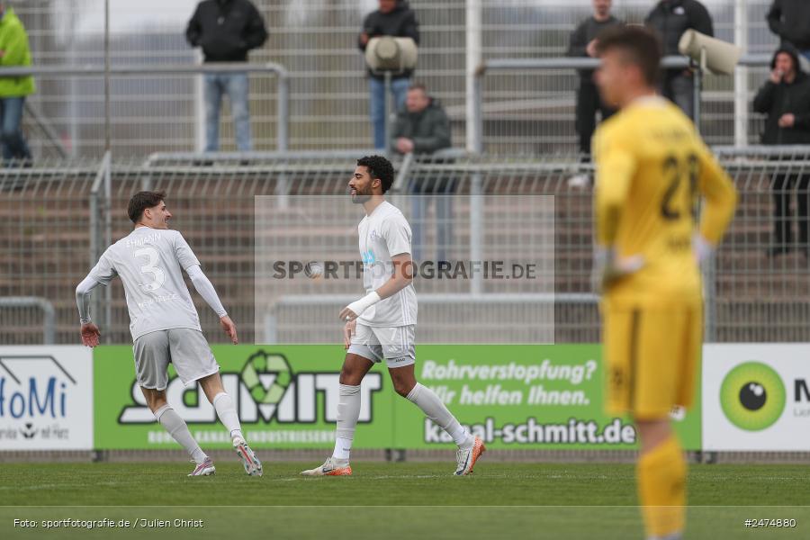 sport, action, TSV Aubstadt, Stadion am Schönbusch, SVA, SV Viktoria Aschaffenburg, Regionalliga Bayern, Fussball, BFV, Aschaffenburg, AUB, 29.03.2025, 27. Spieltag - Bild-ID: 2474880