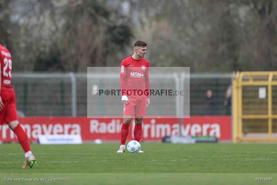 sport, action, TSV Aubstadt, Stadion am Schönbusch, SVA, SV Viktoria Aschaffenburg, Regionalliga Bayern, Fussball, BFV, Aschaffenburg, AUB, 29.03.2025, 27. Spieltag - Bild-ID: 2474881