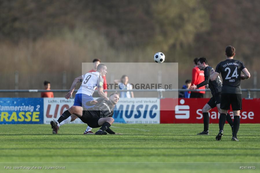 Fundamentum Sportpark, Karlburg, 29.03.2025, sport, action, BFV, Fussball, 27. Spieltag, Bayernliga Nord, FCE, TSV, FC Eintracht Münchberg, TSV Karlburg - Bild-ID: 2474910