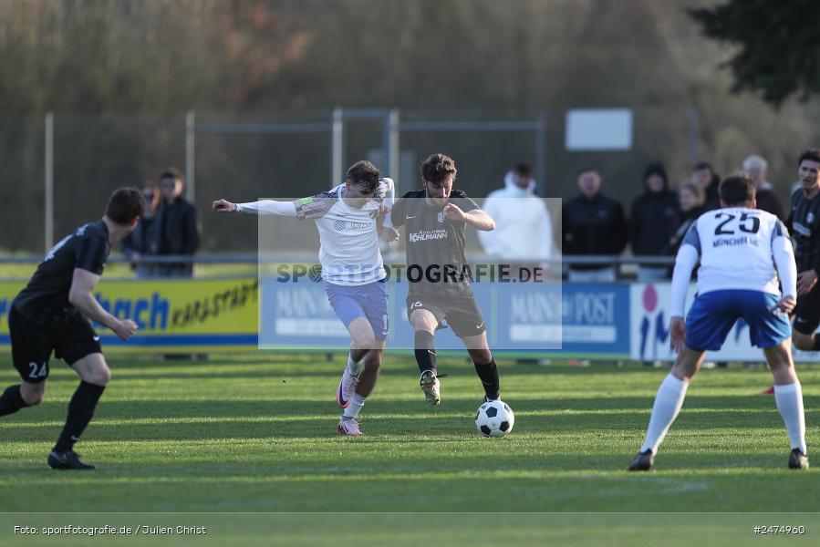 Fundamentum Sportpark, Karlburg, 29.03.2025, sport, action, BFV, Fussball, 27. Spieltag, Bayernliga Nord, FCE, TSV, FC Eintracht Münchberg, TSV Karlburg - Bild-ID: 2474960