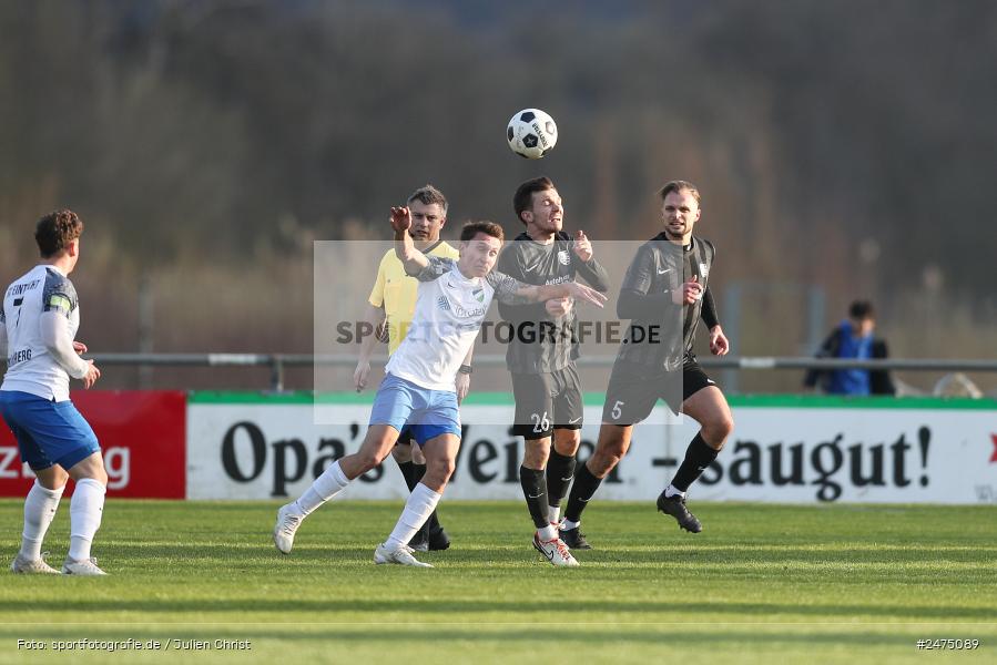Fundamentum Sportpark, Karlburg, 29.03.2025, sport, action, BFV, Fussball, 27. Spieltag, Bayernliga Nord, FCE, TSV, FC Eintracht Münchberg, TSV Karlburg - Bild-ID: 2475089