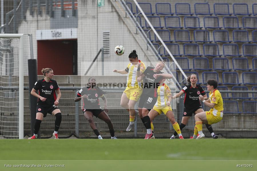 Stadion am Brentanobad, Frankfurt, 30.03.2025, sport, action, DFB, Fussball, 20. Spieltag, 2. Frauen-Bundesliga, FCU, SGE, 1. FC Union Berlin, Eintracht Frankfurt II - Bild-ID: 2475092 Stadion am Brentanobad, Frankfurt, 30.03.2025, sport, action, DFB, Fussball, 20. Spieltag, 2. Frauen-Bundesliga, FCU, SGE, 1. FC Union Berlin, Eintracht Frankfurt II - Bild-ID: 2475092