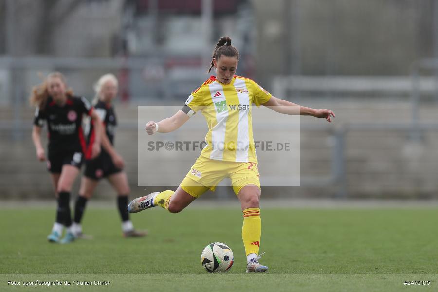 Stadion am Brentanobad, Frankfurt, 30.03.2025, sport, action, DFB, Fussball, 20. Spieltag, 2. Frauen-Bundesliga, FCU, SGE, 1. FC Union Berlin, Eintracht Frankfurt II - Bild-ID: 2475105 Stadion am Brentanobad, Frankfurt, 30.03.2025, sport, action, DFB, Fussball, 20. Spieltag, 2. Frauen-Bundesliga, FCU, SGE, 1. FC Union Berlin, Eintracht Frankfurt II - Bild-ID: 2475105