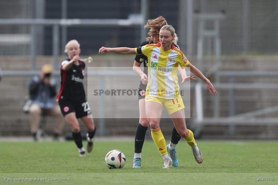 Stadion am Brentanobad, Frankfurt, 30.03.2025, sport, action, DFB, Fussball, 20. Spieltag, 2. Frauen-Bundesliga, FCU, SGE, 1. FC Union Berlin, Eintracht Frankfurt II - Bild-ID: 2475110 Stadion am Brentanobad, Frankfurt, 30.03.2025, sport, action, DFB, Fussball, 20. Spieltag, 2. Frauen-Bundesliga, FCU, SGE, 1. FC Union Berlin, Eintracht Frankfurt II - Bild-ID: 2475110