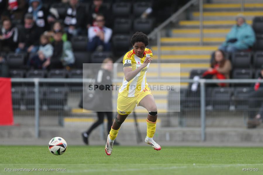 Stadion am Brentanobad, Frankfurt, 30.03.2025, sport, action, DFB, Fussball, 20. Spieltag, 2. Frauen-Bundesliga, FCU, SGE, 1. FC Union Berlin, Eintracht Frankfurt II - Bild-ID: 2475150