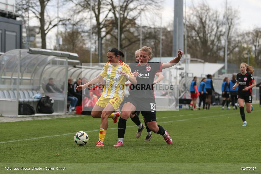 sport, action, Stadion am Brentanobad, SGE, Fussball, Frankfurt, FCU, Eintracht Frankfurt II, DFB, 30.03.2025, 20. Spieltag, 2. Frauen-Bundesliga, 1. FC Union Berlin - Bild-ID: 2475187 sport, action, Stadion am Brentanobad, SGE, Fussball, Frankfurt, FCU, Eintracht Frankfurt II, DFB, 30.03.2025, 20. Spieltag, 2. Frauen-Bundesliga, 1. FC Union Berlin - Bild-ID: 2475187