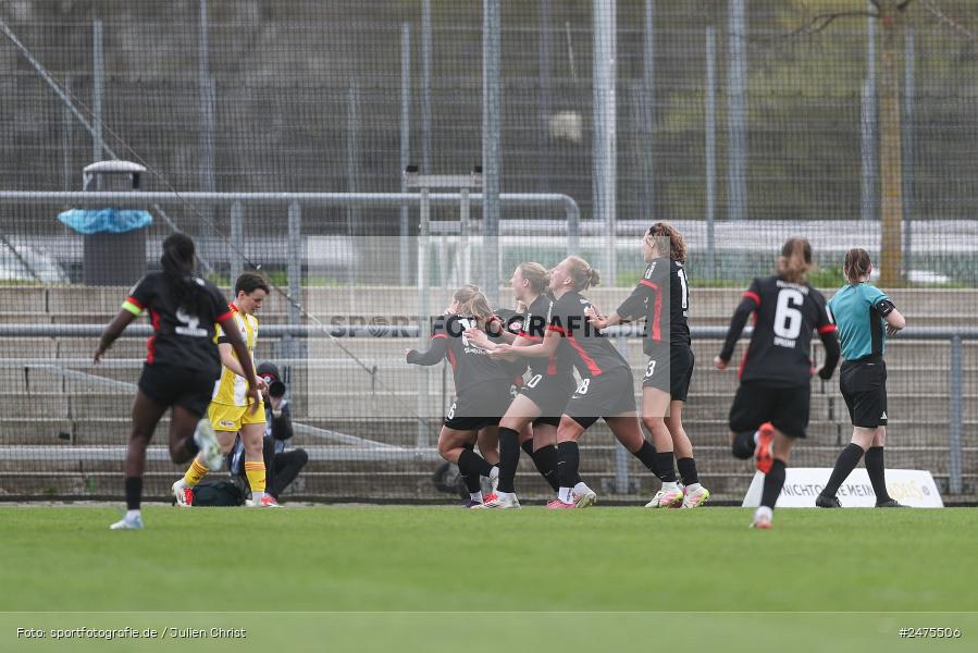 sport, action, Stadion am Brentanobad, SGE, Fussball, Frankfurt, FCU, Eintracht Frankfurt II, DFB, 30.03.2025, 20. Spieltag, 2. Frauen-Bundesliga, 1. FC Union Berlin - Bild-ID: 2475506