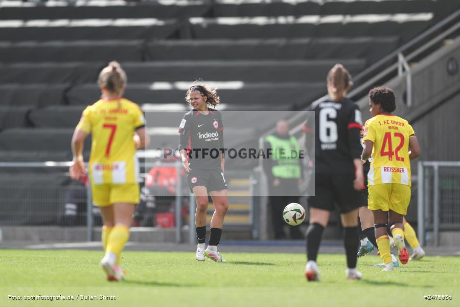 sport, action, Stadion am Brentanobad, SGE, Fussball, Frankfurt, FCU, Eintracht Frankfurt II, DFB, 30.03.2025, 20. Spieltag, 2. Frauen-Bundesliga, 1. FC Union Berlin - Bild-ID: 2475536 sport, action, Stadion am Brentanobad, SGE, Fussball, Frankfurt, FCU, Eintracht Frankfurt II, DFB, 30.03.2025, 20. Spieltag, 2. Frauen-Bundesliga, 1. FC Union Berlin - Bild-ID: 2475536