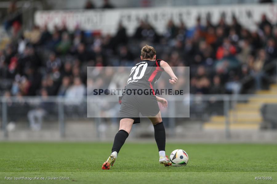 sport, action, Stadion am Brentanobad, SGE, Fussball, Frankfurt, FCU, Eintracht Frankfurt II, DFB, 30.03.2025, 20. Spieltag, 2. Frauen-Bundesliga, 1. FC Union Berlin - Bild-ID: 2475558 sport, action, Stadion am Brentanobad, SGE, Fussball, Frankfurt, FCU, Eintracht Frankfurt II, DFB, 30.03.2025, 20. Spieltag, 2. Frauen-Bundesliga, 1. FC Union Berlin - Bild-ID: 2475558