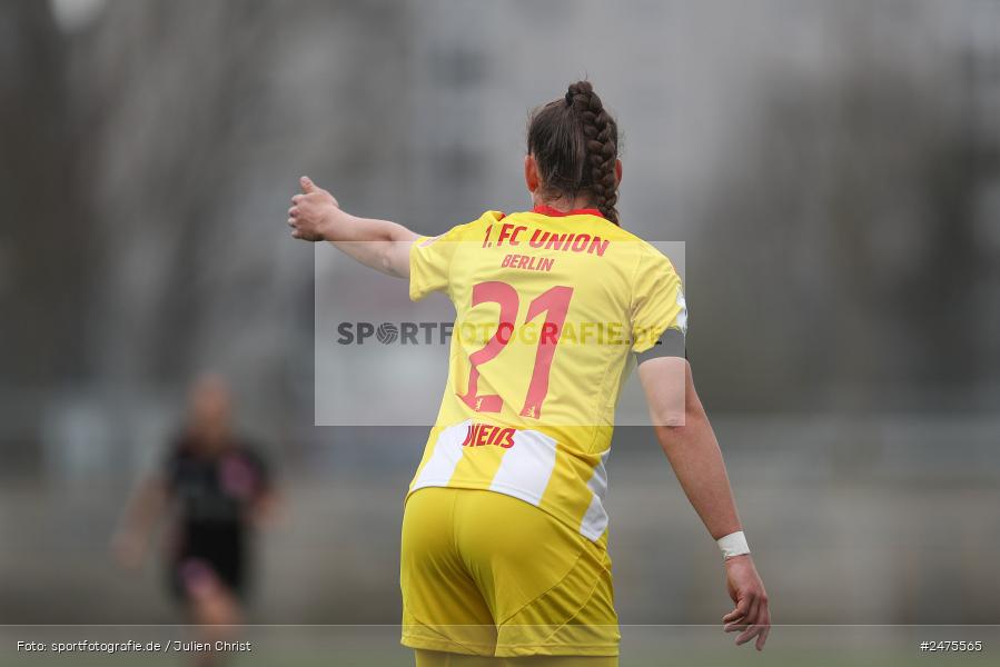 sport, action, Stadion am Brentanobad, SGE, Fussball, Frankfurt, FCU, Eintracht Frankfurt II, DFB, 30.03.2025, 20. Spieltag, 2. Frauen-Bundesliga, 1. FC Union Berlin - Bild-ID: 2475565 sport, action, Stadion am Brentanobad, SGE, Fussball, Frankfurt, FCU, Eintracht Frankfurt II, DFB, 30.03.2025, 20. Spieltag, 2. Frauen-Bundesliga, 1. FC Union Berlin - Bild-ID: 2475565