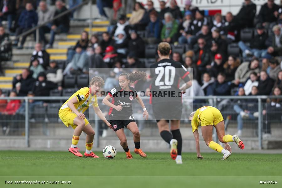 sport, action, Stadion am Brentanobad, SGE, Fussball, Frankfurt, FCU, Eintracht Frankfurt II, DFB, 30.03.2025, 20. Spieltag, 2. Frauen-Bundesliga, 1. FC Union Berlin - Bild-ID: 2475624 sport, action, Stadion am Brentanobad, SGE, Fussball, Frankfurt, FCU, Eintracht Frankfurt II, DFB, 30.03.2025, 20. Spieltag, 2. Frauen-Bundesliga, 1. FC Union Berlin - Bild-ID: 2475624