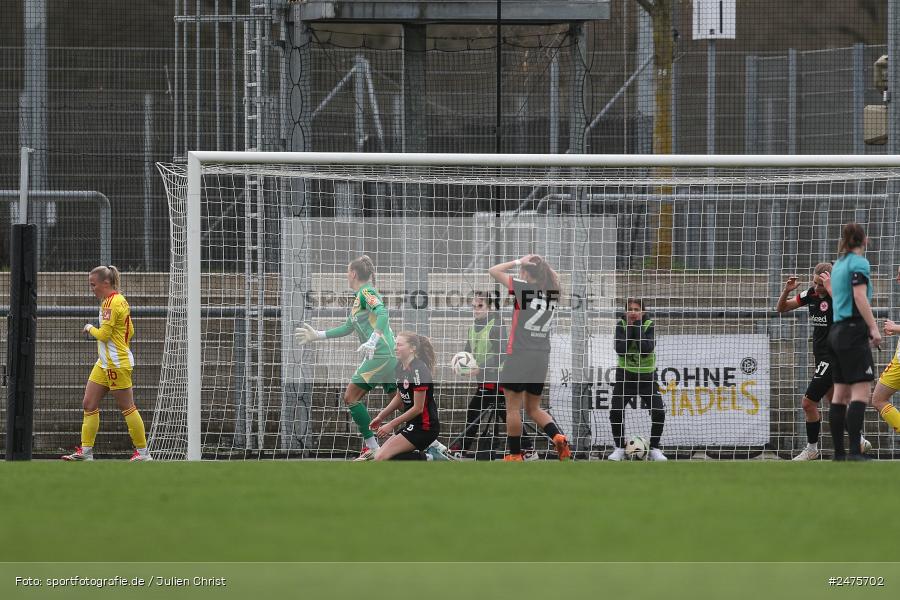sport, action, Stadion am Brentanobad, SGE, Fussball, Frankfurt, FCU, Eintracht Frankfurt II, DFB, 30.03.2025, 20. Spieltag, 2. Frauen-Bundesliga, 1. FC Union Berlin - Bild-ID: 2475702