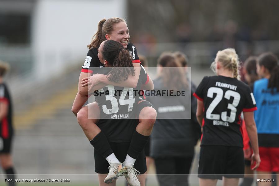 sport, action, Stadion am Brentanobad, SGE, Fussball, Frankfurt, FCU, Eintracht Frankfurt II, DFB, 30.03.2025, 20. Spieltag, 2. Frauen-Bundesliga, 1. FC Union Berlin - Bild-ID: 2475758 sport, action, Stadion am Brentanobad, SGE, Fussball, Frankfurt, FCU, Eintracht Frankfurt II, DFB, 30.03.2025, 20. Spieltag, 2. Frauen-Bundesliga, 1. FC Union Berlin - Bild-ID: 2475758