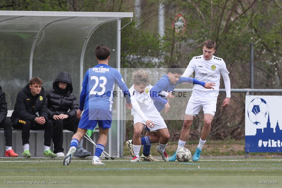sport, action, U19 Bayernliga, SpVgg Bayreuth, SV Viktoria Aschaffenburg, Kunstrasen, Kleine Schönbuschallee 92, Fussball, BFV, Aschaffenburg, A-Junioren, 30.03.2025, 18. Spieltag - Bild-ID: 2475830 sport, action, U19 Bayernliga, SpVgg Bayreuth, SV Viktoria Aschaffenburg, Kunstrasen, Kleine Schönbuschallee 92, Fussball, BFV, Aschaffenburg, A-Junioren, 30.03.2025, 18. Spieltag - Bild-ID: 2475830