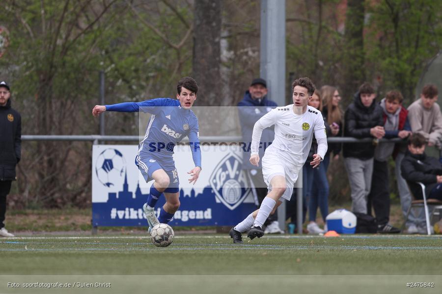 sport, action, U19 Bayernliga, SpVgg Bayreuth, SV Viktoria Aschaffenburg, Kunstrasen, Kleine Schönbuschallee 92, Fussball, BFV, Aschaffenburg, A-Junioren, 30.03.2025, 18. Spieltag - Bild-ID: 2475842 sport, action, U19 Bayernliga, SpVgg Bayreuth, SV Viktoria Aschaffenburg, Kunstrasen, Kleine Schönbuschallee 92, Fussball, BFV, Aschaffenburg, A-Junioren, 30.03.2025, 18. Spieltag - Bild-ID: 2475842