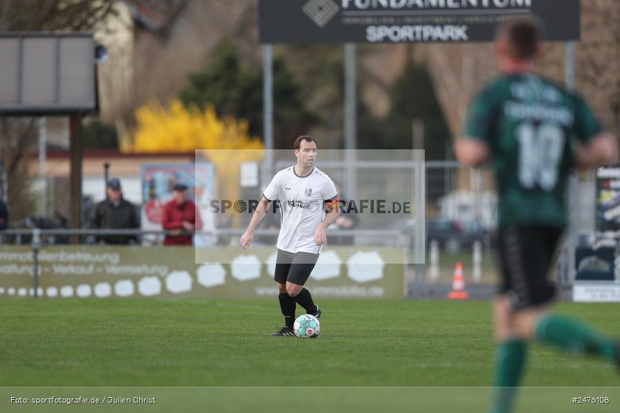 sport, action, TSV Karlburg II, Kreisliga Würzburg Gr. 2, Karlburg, Fussball, Fundamentum Sportpark, FC Thüngen, BFV, 23. Spieltag, 02.04.2025 - Bild-ID: 2476108