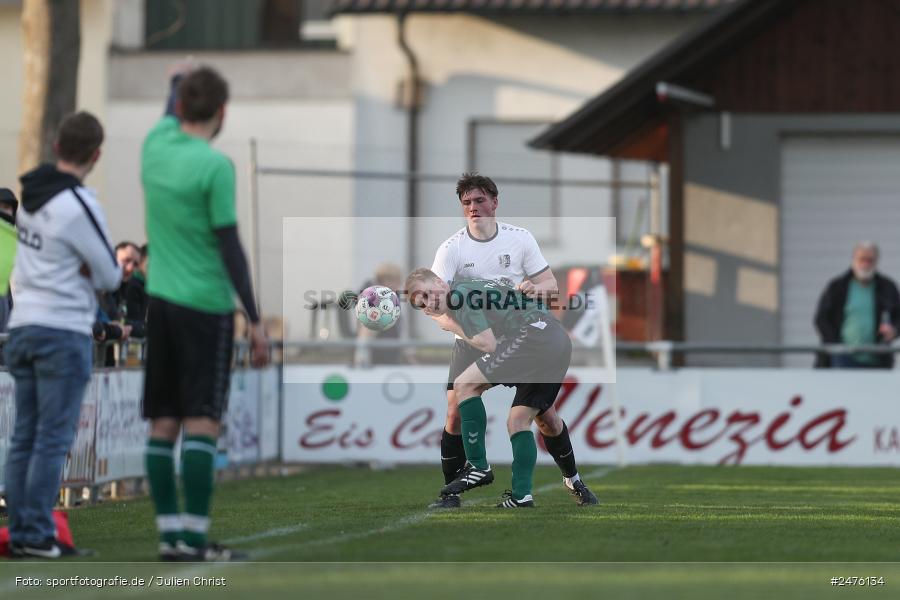 sport, action, TSV Karlburg II, Kreisliga Würzburg Gr. 2, Karlburg, Fussball, Fundamentum Sportpark, FC Thüngen, BFV, 23. Spieltag, 02.04.2025 - Bild-ID: 2476134