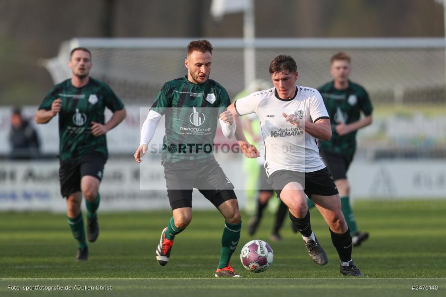 sport, action, TSV Karlburg II, Kreisliga Würzburg Gr. 2, Karlburg, Fussball, Fundamentum Sportpark, FC Thüngen, BFV, 23. Spieltag, 02.04.2025 - Bild-ID: 2476140