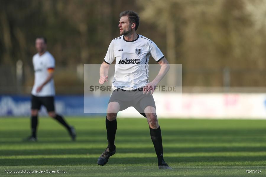 sport, action, TSV Karlburg II, Kreisliga Würzburg Gr. 2, Karlburg, Fussball, Fundamentum Sportpark, FC Thüngen, BFV, 23. Spieltag, 02.04.2025 - Bild-ID: 2476157