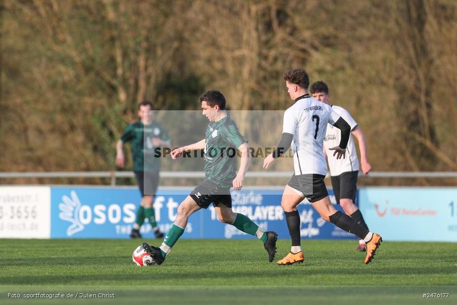 sport, action, TSV Karlburg II, Kreisliga Würzburg Gr. 2, Karlburg, Fussball, Fundamentum Sportpark, FC Thüngen, BFV, 23. Spieltag, 02.04.2025 - Bild-ID: 2476177