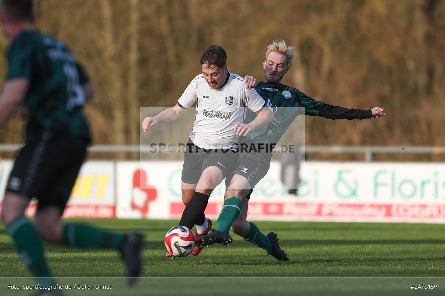 sport, action, TSV Karlburg II, Kreisliga Würzburg Gr. 2, Karlburg, Fussball, Fundamentum Sportpark, FC Thüngen, BFV, 23. Spieltag, 02.04.2025 - Bild-ID: 2476189