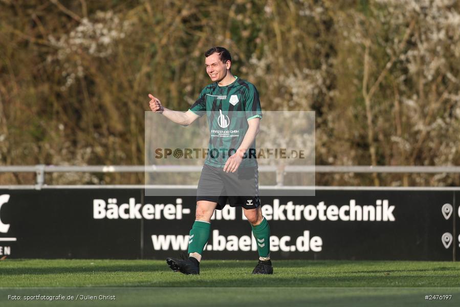 sport, action, TSV Karlburg II, Kreisliga Würzburg Gr. 2, Karlburg, Fussball, Fundamentum Sportpark, FC Thüngen, BFV, 23. Spieltag, 02.04.2025 - Bild-ID: 2476197