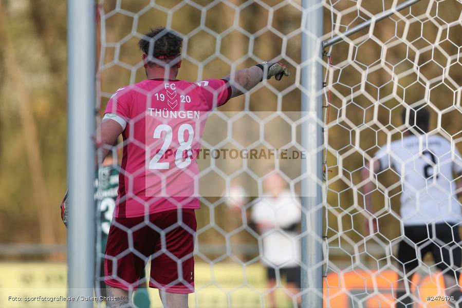 sport, action, TSV Karlburg II, Kreisliga Würzburg Gr. 2, Karlburg, Fussball, Fundamentum Sportpark, FC Thüngen, BFV, 23. Spieltag, 02.04.2025 - Bild-ID: 2476198