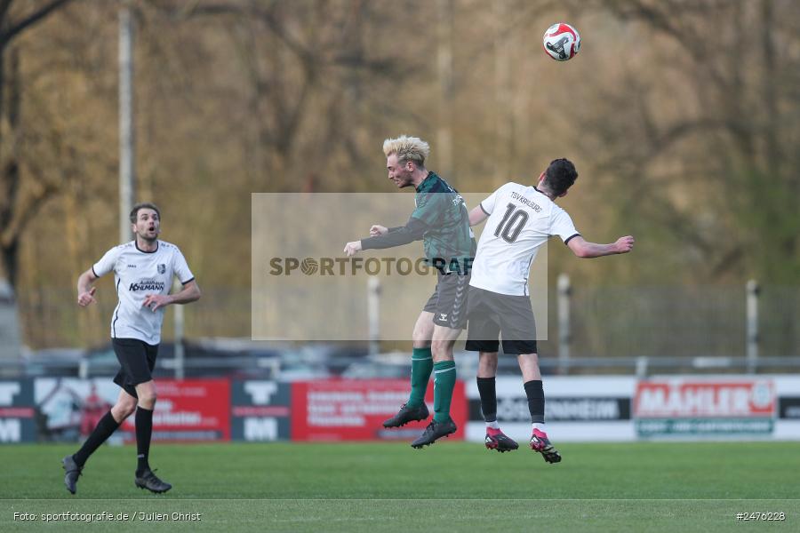 sport, action, TSV Karlburg II, Kreisliga Würzburg Gr. 2, Karlburg, Fussball, Fundamentum Sportpark, FC Thüngen, BFV, 23. Spieltag, 02.04.2025 - Bild-ID: 2476228