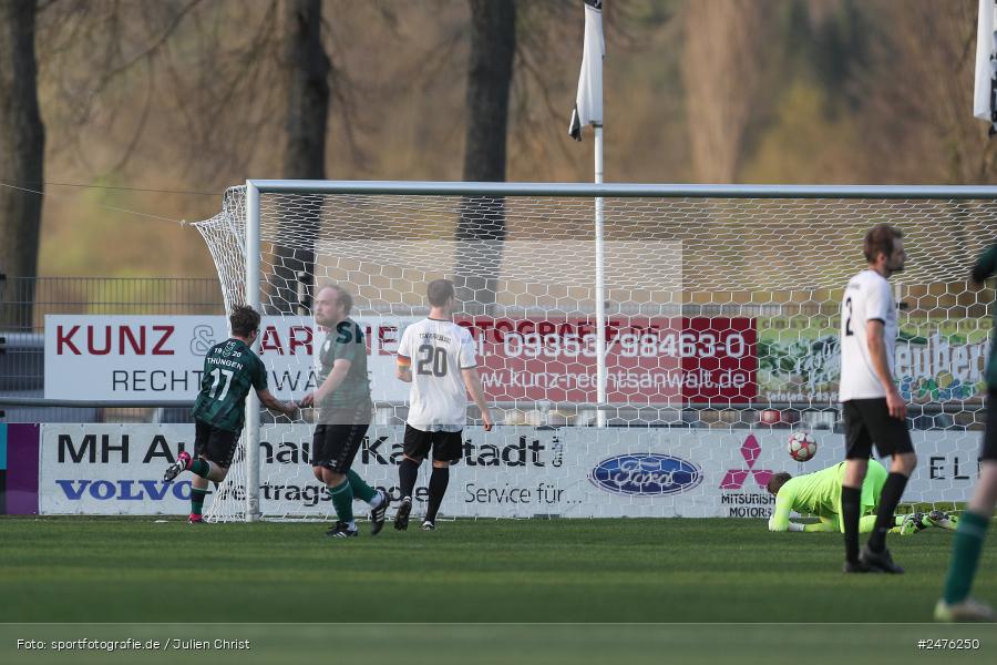 sport, action, TSV Karlburg II, Kreisliga Würzburg Gr. 2, Karlburg, Fussball, Fundamentum Sportpark, FC Thüngen, BFV, 23. Spieltag, 02.04.2025 - Bild-ID: 2476250