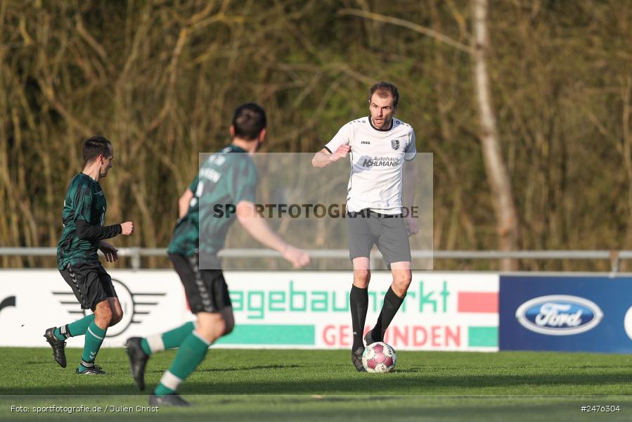sport, action, TSV Karlburg II, Kreisliga Würzburg Gr. 2, Karlburg, Fussball, Fundamentum Sportpark, FC Thüngen, BFV, 23. Spieltag, 02.04.2025 - Bild-ID: 2476304