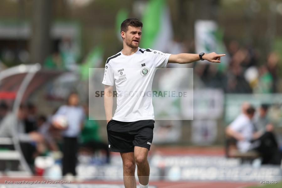 Sachs-Stadion, Schweinfurt, 05.04.2025, sport, action, BFV, Fussball, 28. Spieltag, Regionalliga Bayern, SpVgg Ansbach, 1. FC Schweinfurt 1905 - Bild-ID: 2476313 Sachs-Stadion, Schweinfurt, 05.04.2025, sport, action, BFV, Fussball, 28. Spieltag, Regionalliga Bayern, SpVgg Ansbach, 1. FC Schweinfurt 1905 - Bild-ID: 2476313