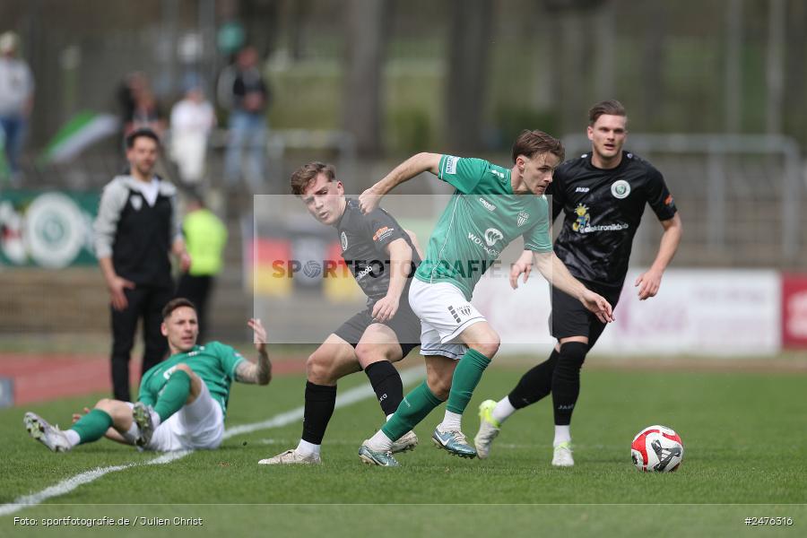 Sachs-Stadion, Schweinfurt, 05.04.2025, sport, action, BFV, Fussball, 28. Spieltag, Regionalliga Bayern, SpVgg Ansbach, 1. FC Schweinfurt 1905 - Bild-ID: 2476316 Sachs-Stadion, Schweinfurt, 05.04.2025, sport, action, BFV, Fussball, 28. Spieltag, Regionalliga Bayern, SpVgg Ansbach, 1. FC Schweinfurt 1905 - Bild-ID: 2476316