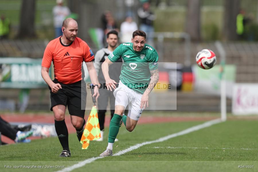 Sachs-Stadion, Schweinfurt, 05.04.2025, sport, action, BFV, Fussball, 28. Spieltag, Regionalliga Bayern, SpVgg Ansbach, 1. FC Schweinfurt 1905 - Bild-ID: 2476331 Sachs-Stadion, Schweinfurt, 05.04.2025, sport, action, BFV, Fussball, 28. Spieltag, Regionalliga Bayern, SpVgg Ansbach, 1. FC Schweinfurt 1905 - Bild-ID: 2476331