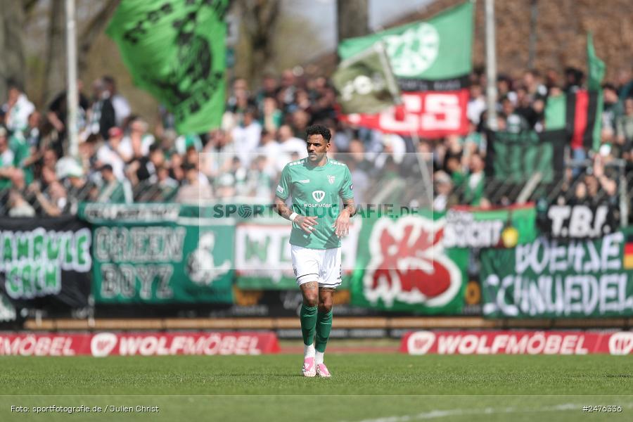 Sachs-Stadion, Schweinfurt, 05.04.2025, sport, action, BFV, Fussball, 28. Spieltag, Regionalliga Bayern, SpVgg Ansbach, 1. FC Schweinfurt 1905 - Bild-ID: 2476336 Sachs-Stadion, Schweinfurt, 05.04.2025, sport, action, BFV, Fussball, 28. Spieltag, Regionalliga Bayern, SpVgg Ansbach, 1. FC Schweinfurt 1905 - Bild-ID: 2476336
