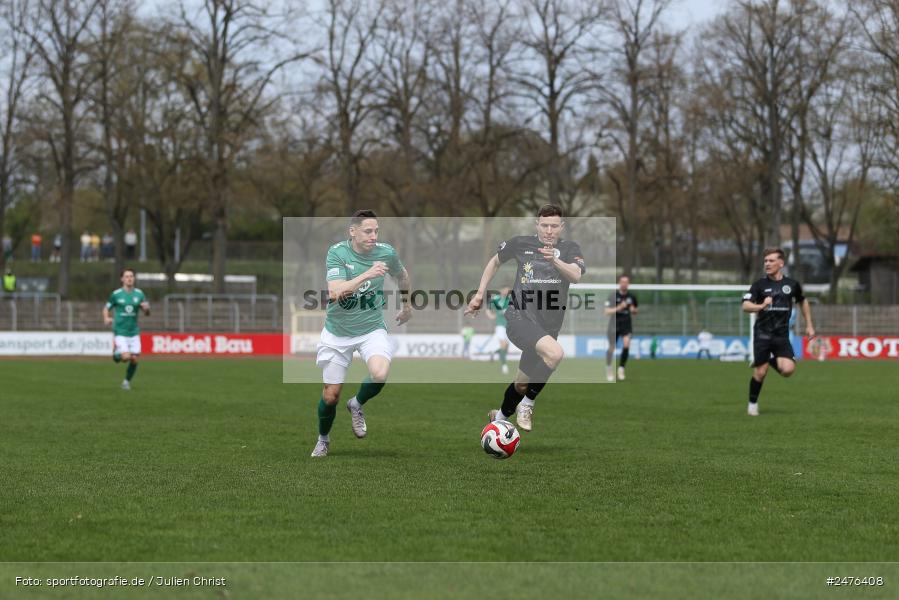 sport, action, SpVgg Ansbach, Schweinfurt, Sachs-Stadion, Regionalliga Bayern, Fussball, BFV, 28. Spieltag, 1. FC Schweinfurt 1905, 05.04.2025 - Bild-ID: 2476408 sport, action, SpVgg Ansbach, Schweinfurt, Sachs-Stadion, Regionalliga Bayern, Fussball, BFV, 28. Spieltag, 1. FC Schweinfurt 1905, 05.04.2025 - Bild-ID: 2476408